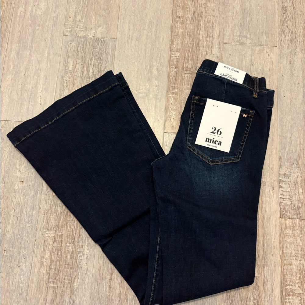 Mica Denim Mid Rise Flare Jegging Size 26 Jeans